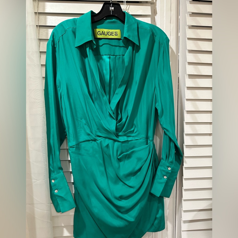 Gauge81 green mini dress ! Size s